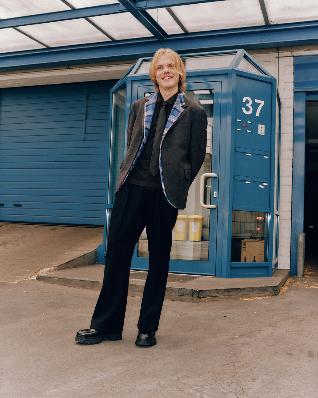 NERU CHECK LOCKSMITH JACKET